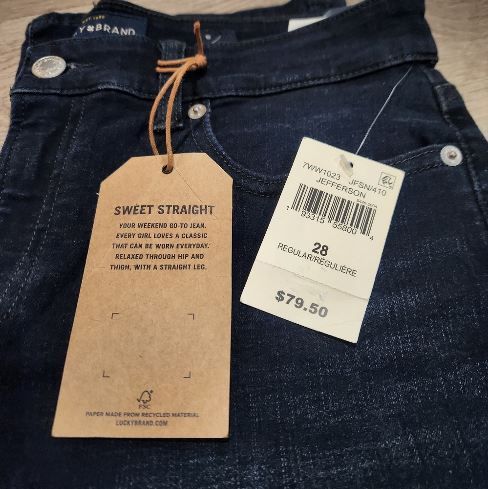 NWT Lucky Brand Sweet Straight Jeans - Picture 8 of 13